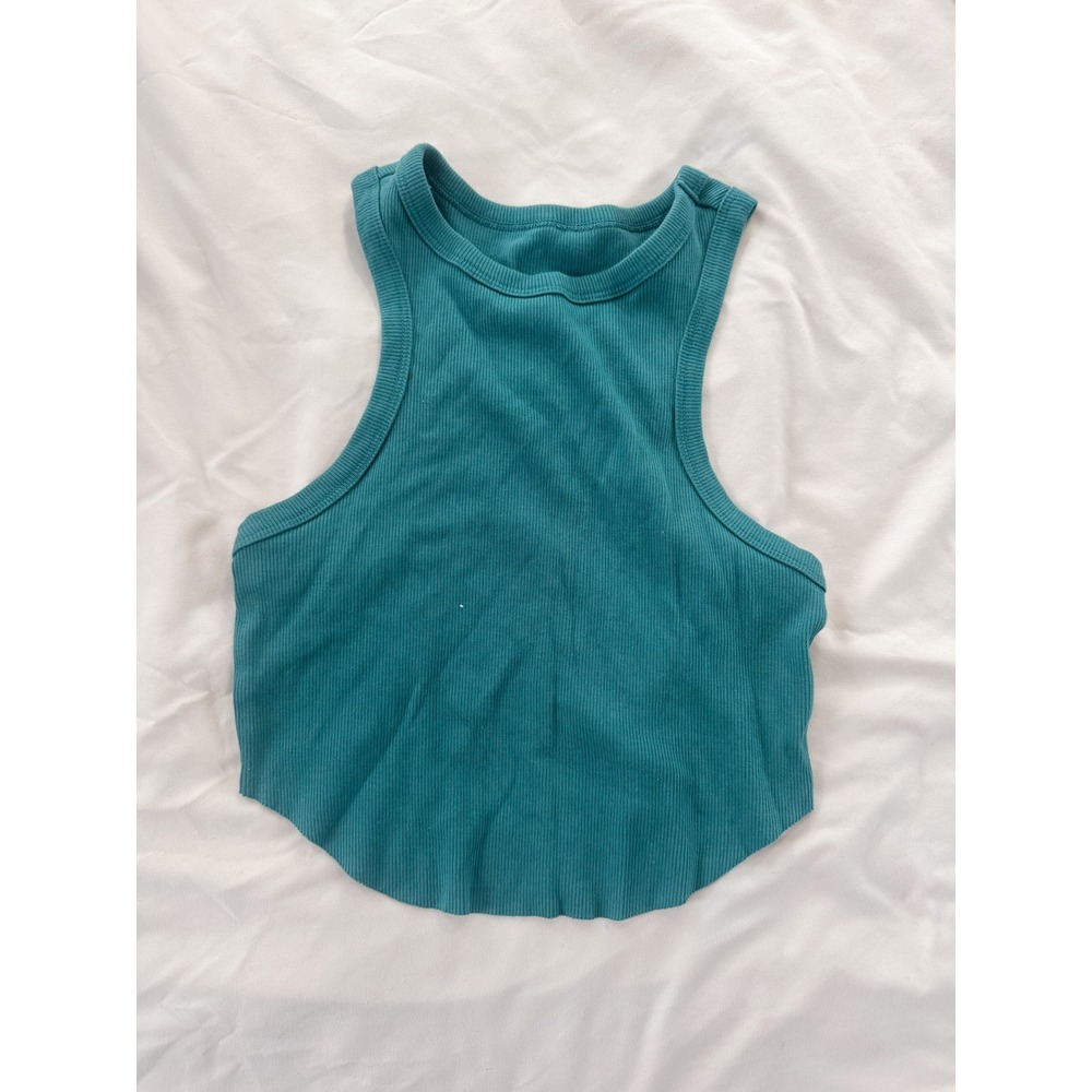 ribbed cropped tank